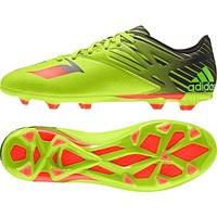 adidas Messi 15.3 Firm Ground Football Boots - Green