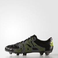 adidas X 15.1 Leather Firm Ground Football Boots Black