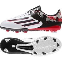 Adidas Messi 10.3 Firm Ground Football Boots - Kids White