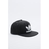 adidas Colour Trefoil Black Snapback Cap, BLACK