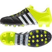 adidas Ace 15.1 Leather Firm Ground Football Boots Black