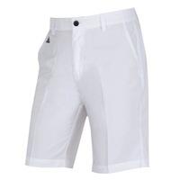 adidas tech flat front short white