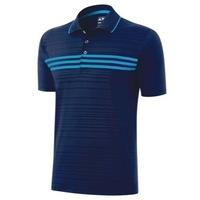 adidas ClimaLite 3-Stripes Polo Shirt Midnight/Solar Blue