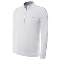 adidas ClimaLite Contrast Layering 1/4 Zip White/Light Onix