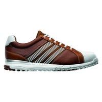 adidas adiCROSS Tour Spikeless Golf Shoes Brown