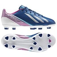 Adidas AdiZero F30 TRX Firm Ground Football Boots - Dark Blue/White/Vivid Pink - Kids