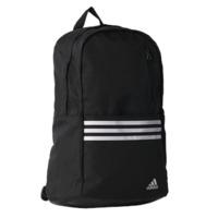 adidas Versatile 3 Stripes Schoolbag/Bagpack- Black/White