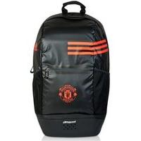 adidas manchester united fc official climacool schoolbagbackpack black