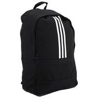 adidas Versatile 3 Stripe Schoolbag/Backpack - Black/White