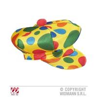 Adult\'s Multi-coloured Clown Cap
