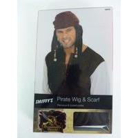 Adult\'s Brown Pirate Captain Wig