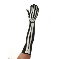 Adult\'s Long Skeleton Gloves