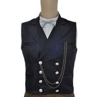 Adult\'s Black Steampunk Vest