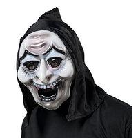 Adult\'s Hooded Pvc Witch Mask