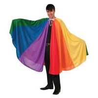 Adult\'s Rainbow Cape Costume