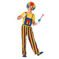 adults stripes the clown costume