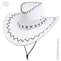 adults white suedelook cowboy hat