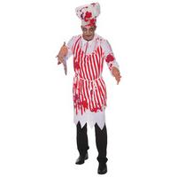 adults bloody butcher costume