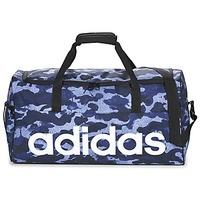 adidas linear teambag medium womens sports bag in blue