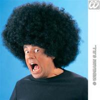 adults black mega afro wig