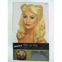 Adult\'s Blonde Pin Up Girl Wig