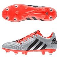 Adidas Pred Incurza Elite XTRX Soft Ground Rugby Boots Silver