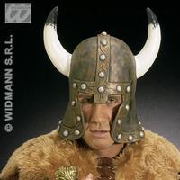 Adult\'s Gold Rubber Viking Helmet