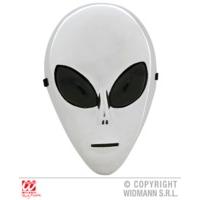 Adult\'s Silver Halloween Alien Mask