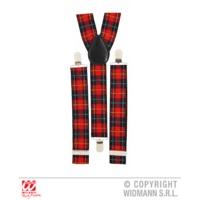 Adult\'s Tartan Design Braces