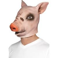 adults pig overhead latex mask