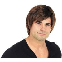 Adult\'s Brown Boy Band Wig