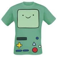 Adventure Time Beemo Games Console T-shirt Small Turquoise