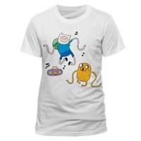 adventure time radio t shirt white ex ex large