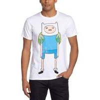 Adventure Time Finn Print Small T-shirt White (ts291118adv-s)