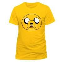 Adventure Time - Jake Face T-shirt Fotl 61082 Sunflower Large