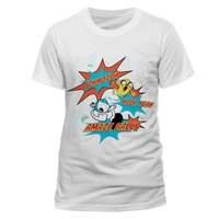 adventure time amaze balls t shirt white ex ex large