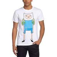 Adventure Time Finn Print Extra Large T-shirt White (ts291118adv-xl)