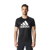 adidas d2m logo tee running short sleeve tops