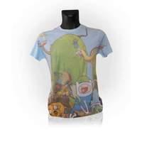 Adventure Time Finn and Jake\'s Treehouse Sublimation Print T-shirt Medium