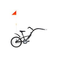 Adventure Ditto One Tagalong Bike | Black