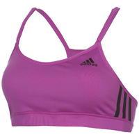 adidas Three Stripe Strappy Bra Womens