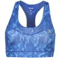 adidas Tech Fit All Over Pattern Bra Womens