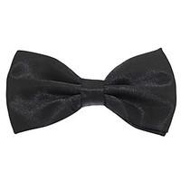 adjustable men jacquard polyester silk bow tie