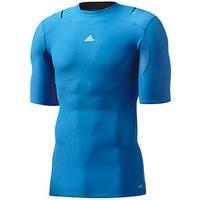 adidas techfit powerweb ss tee blue