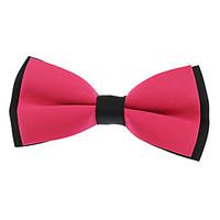 Adjustable Men Jacquard Polyester Silk Bow Tie for Wedding Party