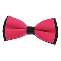 adjustable men jacquard polyester silk bow tie for wedding party