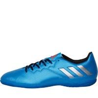 adidas Mens MESSI 16.4 IN Indoor Trainers Shock Blue/Metallic Silver/Core Black