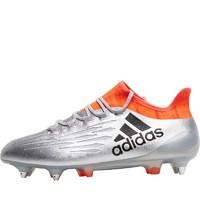 adidas Mens C 16.1 SG Football Boots Silver Metallic/Core Black/Solar Red