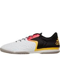 adidas Mens X 15.2 Court IN Indoor Football Boots Crystal White/Core Black/Solar Gold