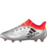 adidas mens x 161 fg football boots silver metalliccore blacksolar red